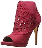 Michael Antonio Women's Pushup-sue Ankle Bootie, Red, 5.5 M US
