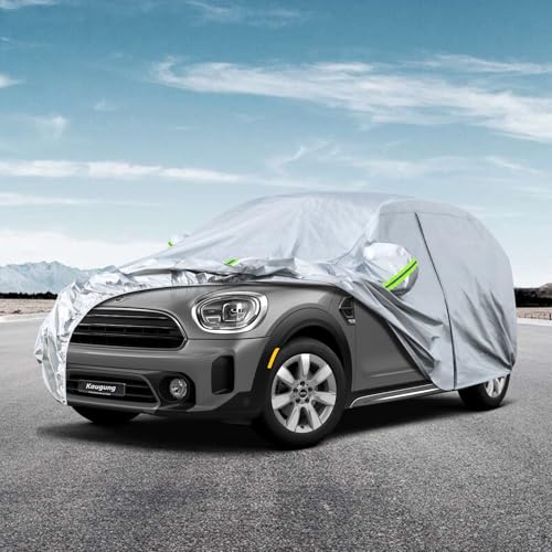 Image of Kaugung 6 Layers Car Cover Custom Fit Mini Countryman from 2010 to 2025, Waterproof All Weather Resistant Outdoor Indoor Sun Rain Dust Snow Protection.(USA Warehouse,Within 3-7 Days)