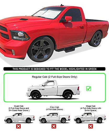 Estribos de acero inoxidable 6.5 pulg para Dodge Ram miniatura 2