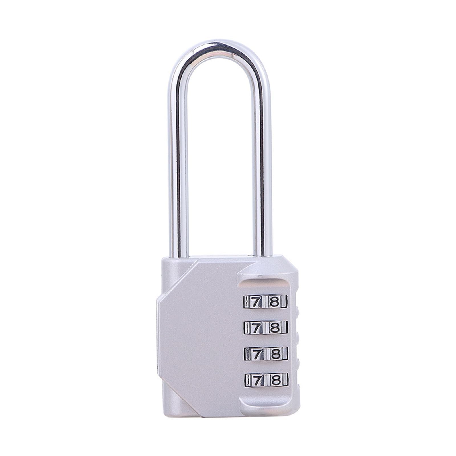 Bghyjkol Silver Padlock Backpack Security Combination Cabinet Drawer