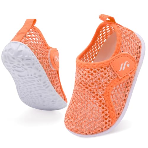 Image of JIASUQI Baby Boys Girls Barefoot Swim Pool Water Shoes Beach Walking Sandals Athletic Sneakers