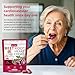 BIYODE Beet Root Chews for Circulation & Heart Support: 700mg Beet Root 250mg Grape Seed Extract Nitric Oxide Booster for Energy & Vitality Pomegranate Flavor Low Sugar Non-GMO 60 Soft Chews