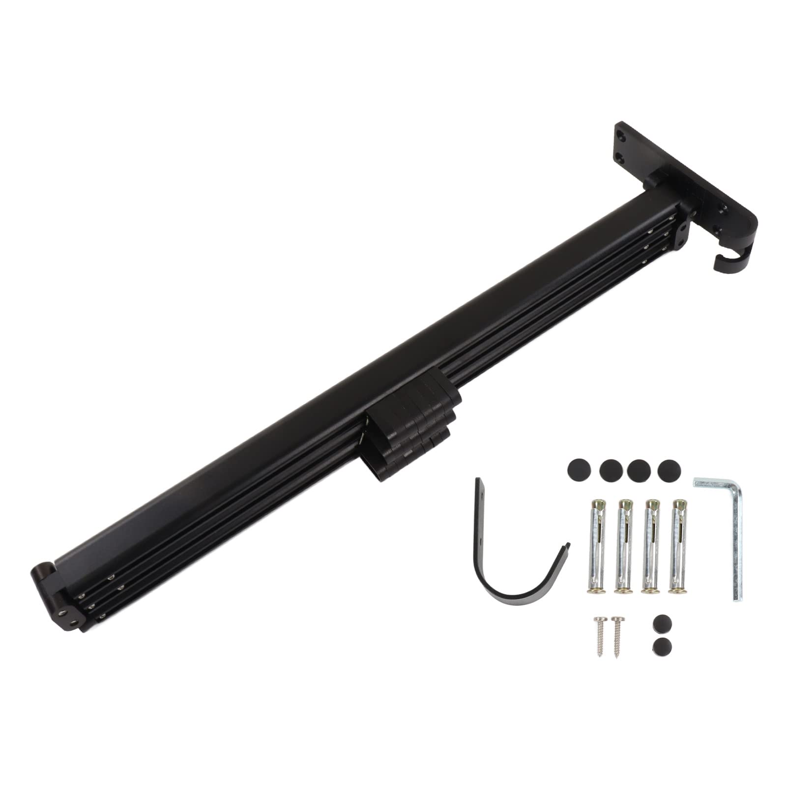 Tendedero de Ropa de Pared retráctil y Plegable, diseño de 3 Pliegues, de Aluminio, for secar Ropa, baño, Dormitorio, balcón, lavandería