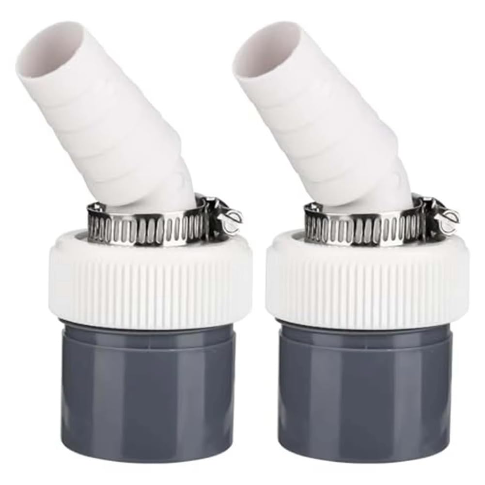 CTRLZS Washing Machine Drain Adapter Pipe Diameter 40MM Clamp PVC Dishwasher for Major Appliances