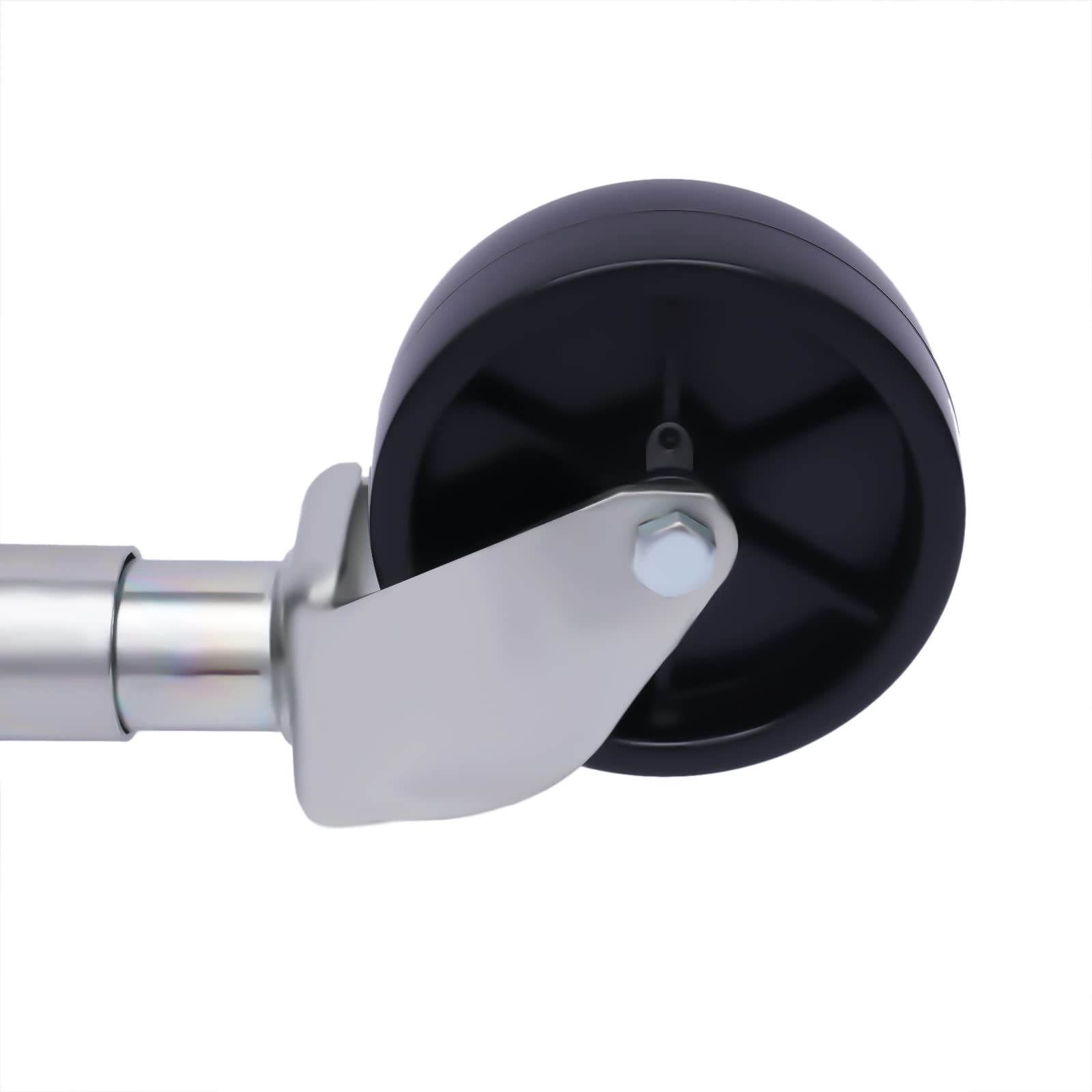 Roue de Soutient Pour Remorque, Roue de Charge Lourde 1200lb pour Voiture, Caravane, Remorque avec Jante en Métal 200mm, Utilisée pour Tirer des Remorques de Caravane