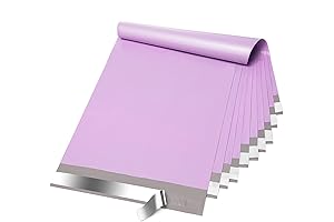 Fuxury Purple Shipping Poly Mailers 10x13 for Small Business
