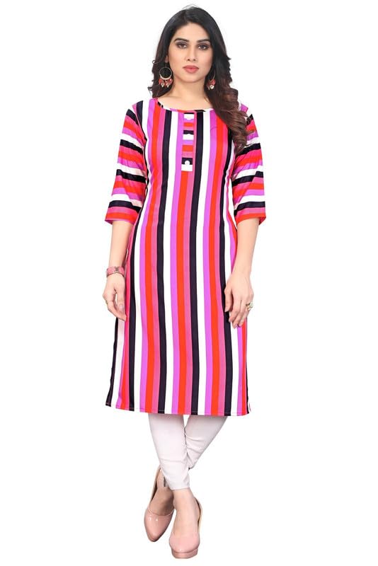 Image of Women Printed Crepe Kurtas
