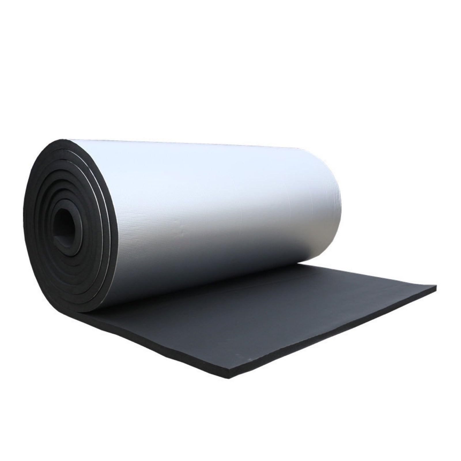 Camping Mat Aluminium, Heat Reflective Radiator Foil 5mm Self-Adhesive Aluminum Foam Insulation Multiple Sizes(1mx5m)