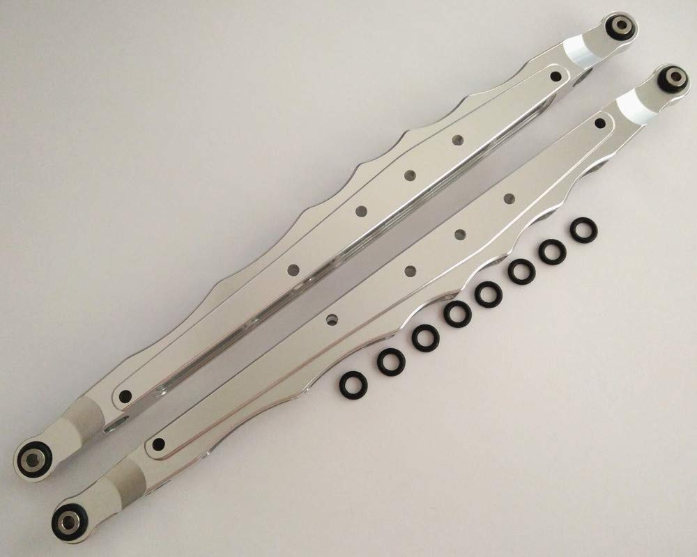Aluminum Rear Lower Links Linkage Silver for Axial 1/8 YETI XL AX31014