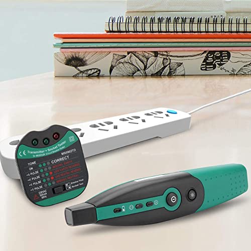 MASTECH MS5902 AC 110V / 220V ABS-zekering zekering detector EU stopcontacttester (EU plug) - Image 6