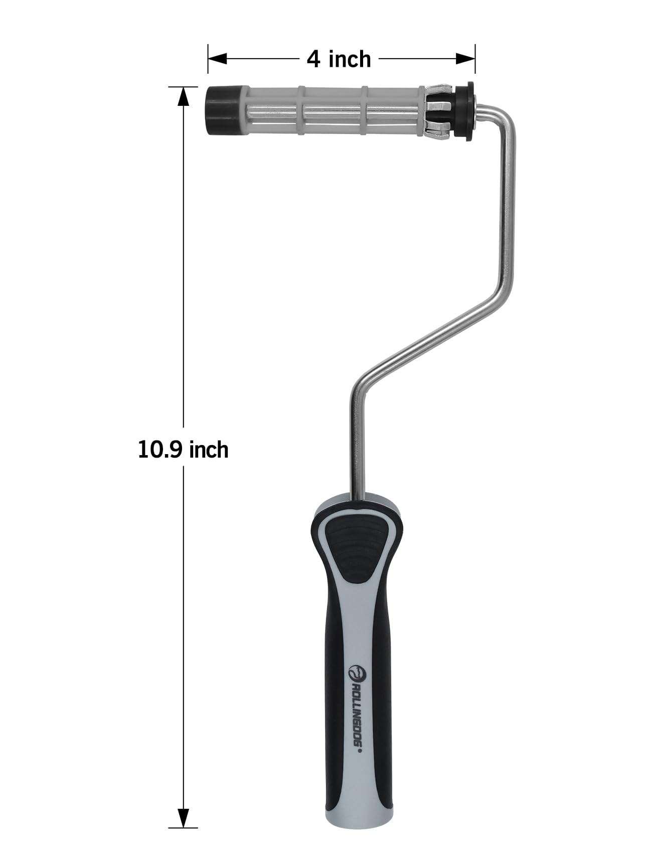 ROLLINGDOG 4" Small Roller Frame - 3/4" Core Frame with Pressure Locking Tabs to Hold Cover On - Image 2