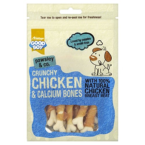 Good Boy Waggles & Co Chicken Calcio Bones Dog Treats 100 G