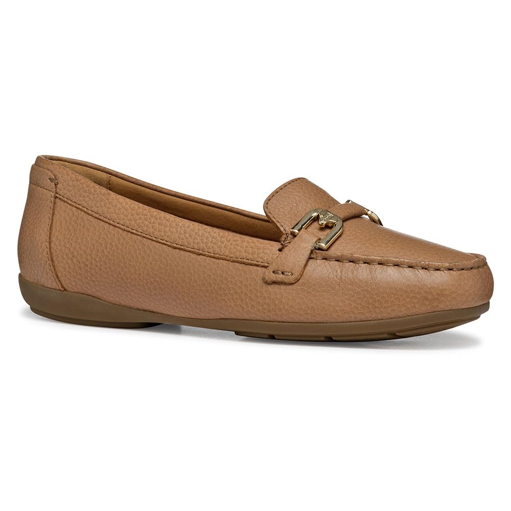 Geox Women's D ANNYTAH MOC A Moccasin, Beige, 4.5 UK