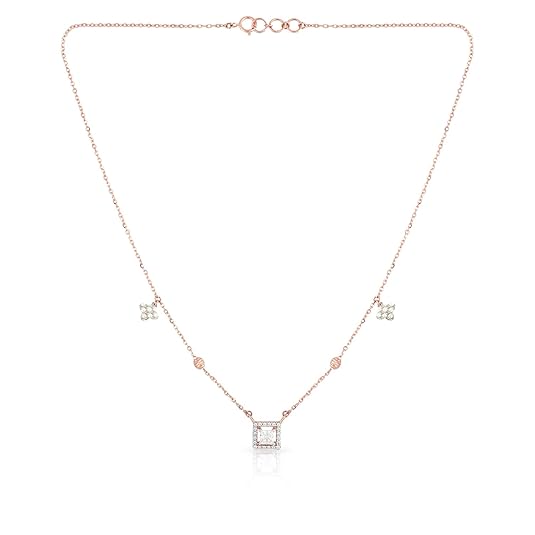 Malabar Gold & Diamonds BIS Hallmark (750) 18k Rose Gold Necklace For Women, Choker Necklace