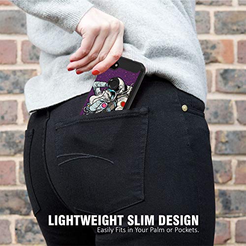 Casesondeck Case Compatible With [Google Pixel 3A (2019)] Pictorial Patterned Tpu Design Case Flexible Slim And Elegant (Deep Space Romance) #TOP5