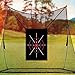 RNXRZANK Golf Target Cloth Hitting Net Hanging Circle Backstop Driving Range Portable Black for Practice Outdoor Garden Golfing Yard