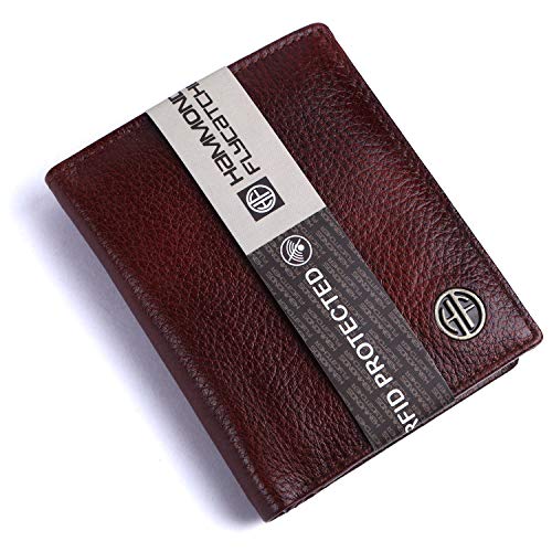 HAMMONDS FLYCATCHERWallet for Men Leather Original, Mens Wallet, Leather Wallets for Men Stylish, Bi-Fold Wallets for Man, 3 Card Slots, 2 ID Slots, Coin Pocket, Gift for Mens - Brown
