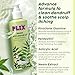 PLIX - THE PLANT FIX Neem Anti-Dandruff Advanced Shampoo | Piractone Olamine & Pentavitin® Paraben & Sulphate Free | For Men & Women | 200ml