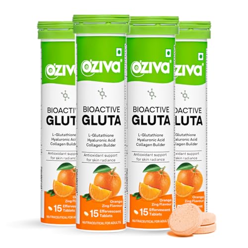 oziva bioactive glutathione review Price History of Tablets for Radiant Skin - 60 Effervescent Tablets (Pack of 4) OZiva OZiva Bioactive Gluta Fizzy-5