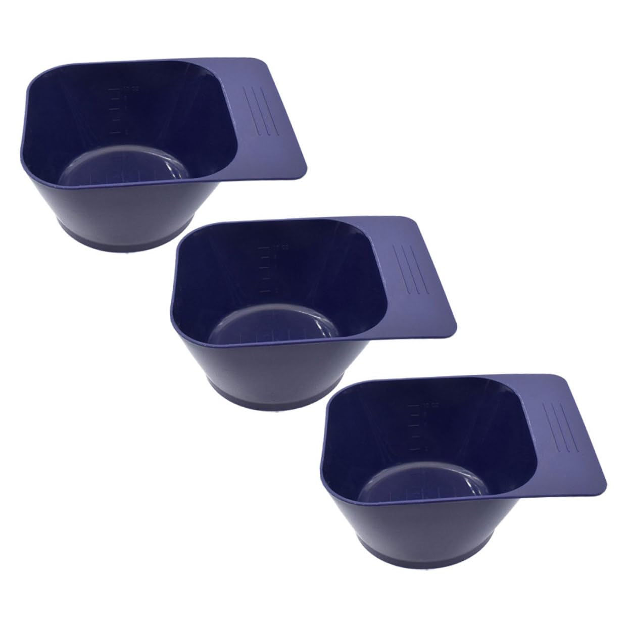 FOYTOKI 3Pcs Hair Dye Mixing Bowls Hair Tinting Bowls for Salon Use for Hair Coloring and Dyeing Durable and Easy to Clean Hair Salon Color Bowls
