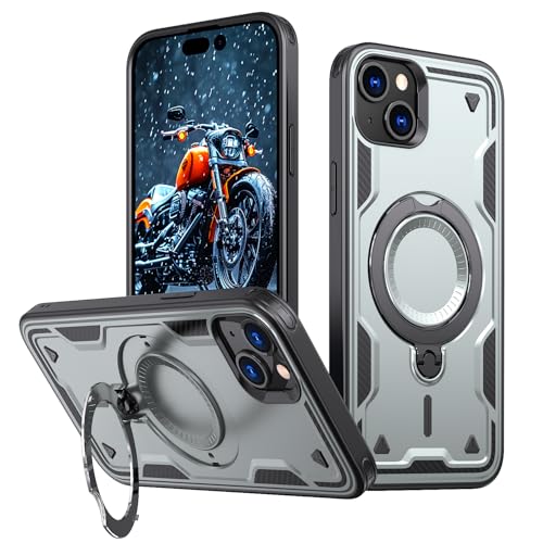 Coque iPhone 15 Plus antichoc grise pour éviter les bris d'écran