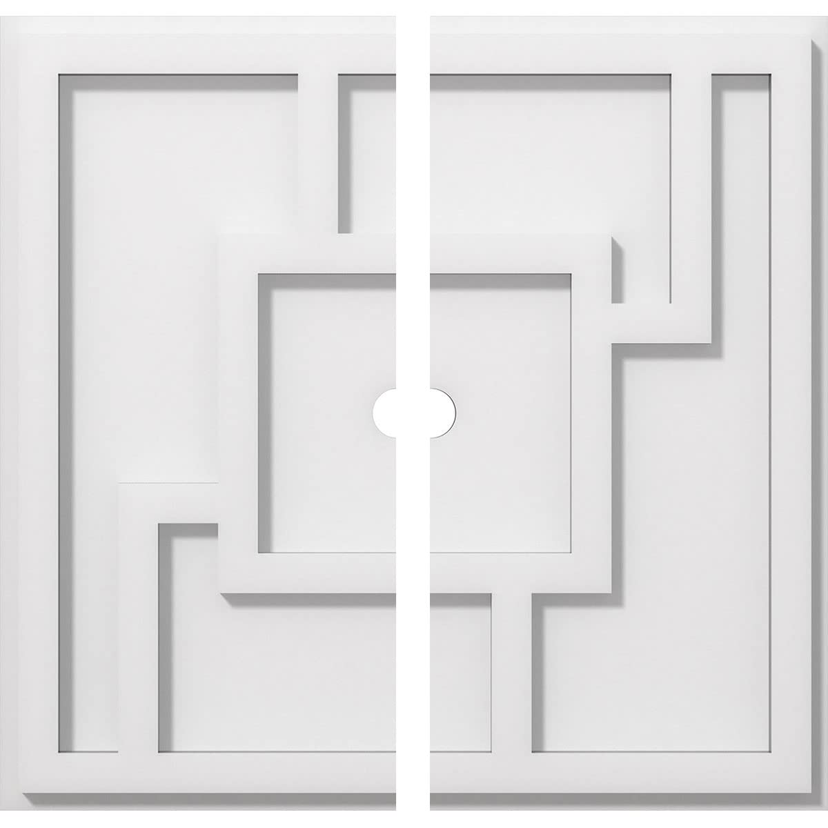 Ekena Millwork CMP14KX-03000 Knox Architectural Grade PVC Contemporary Urethane Ceiling Medallions 14"OD x 3"ID x 4 3/4"C x 1"P — Amazon image 7