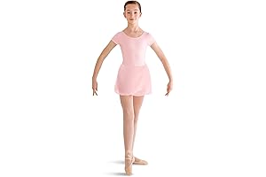 Prisha Short Sleeve Leotard Dress for Aspiring Ballet Dancers