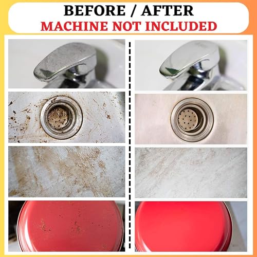 Image of 8 Pcs Power Drill Scrubber Brush Kit - All Purpose Cleaning Brushes & Pads for Bathroom, Grout, Kitchen, Tub, Tile, Pool, Car, Shower, Floor & Corners - Drill Machine Not Included