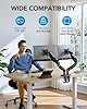 HUANUO Dual Monitor Stand, Fully Adjustable Monitor Desk Mount for 13–32″ Computer Screens, Full Motion VESA 75x75/100x100 with C-Clamp & Grommet Base, Each Arm Holds 4.4 to 19.8 lbs #1