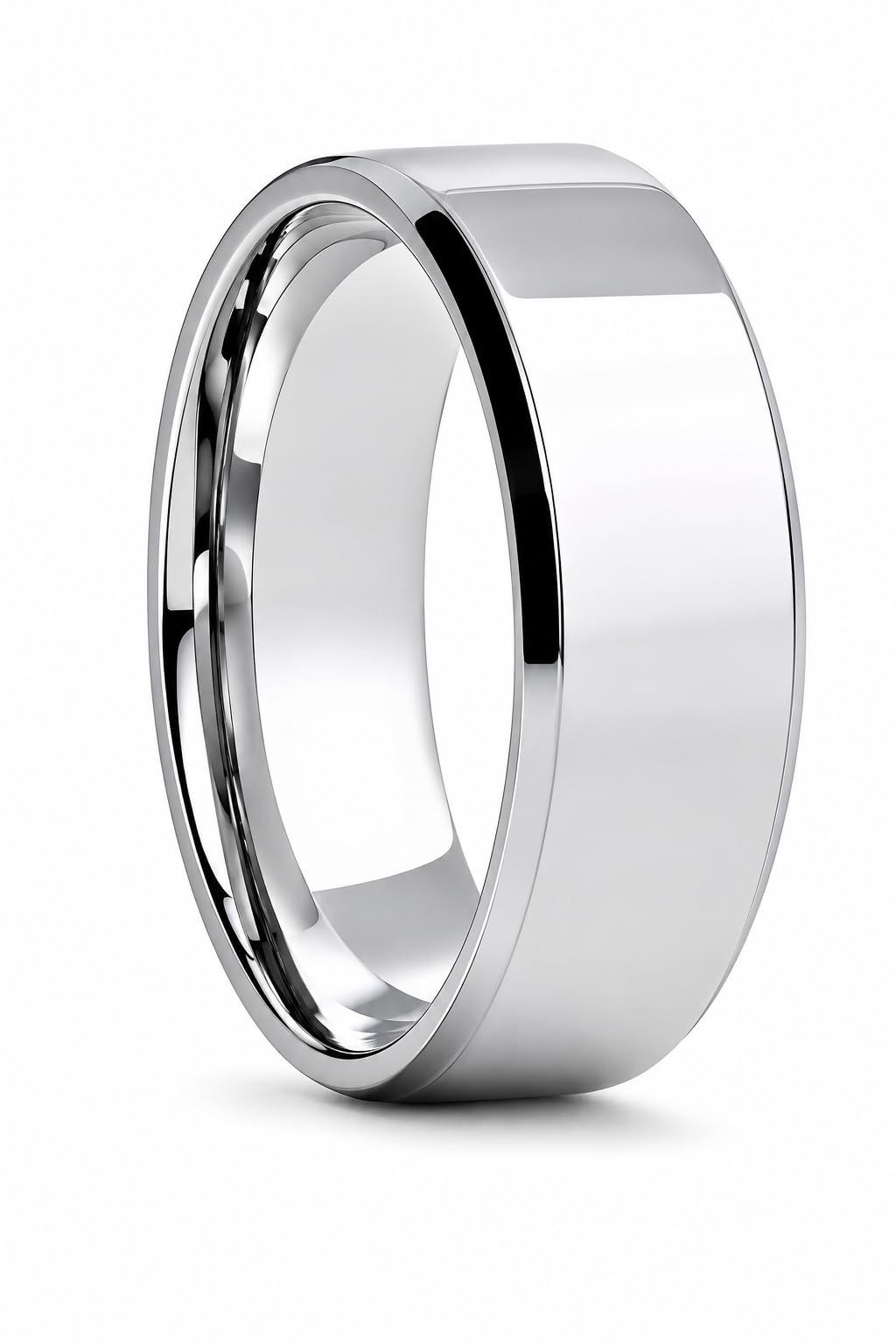 vien Rings for Men Trendy 316L Stainless Steel Silver Band Ring for Men and Boys-picture-23