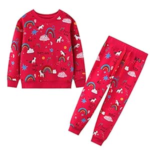 JinBei Kinder Trui Set Lange Mouw Trui Sweatshirt Top & Broek Sets Trainingspakken Sportkleding School Jogging Jongens…