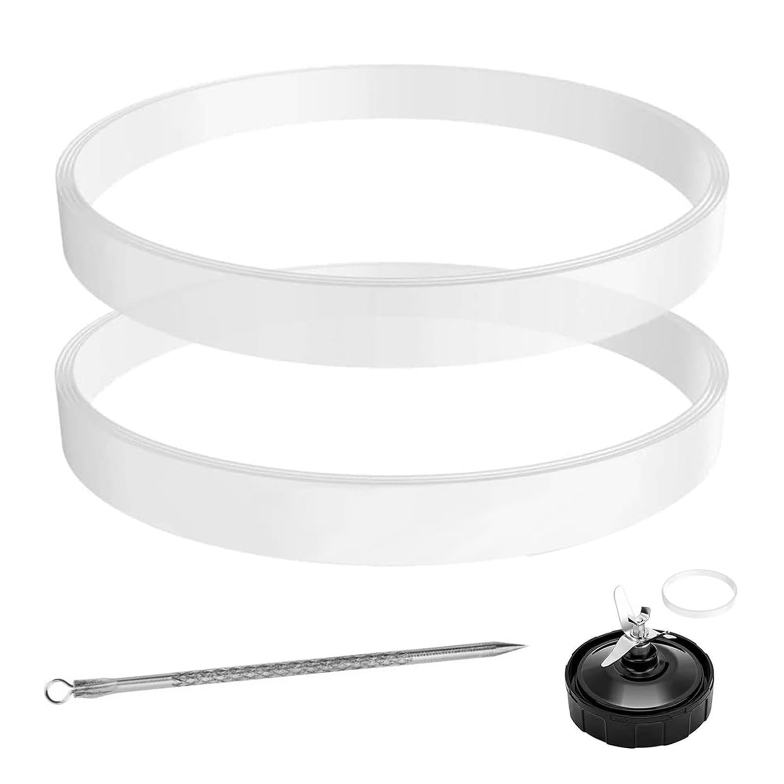 HARY 2 Pcs Replacement Silicone Gaskets Seal for BN495UK BN750UK BN800UK BL450 BL480 BL482 BL642 BL682 Nutri Ninja Auto iQ Blender(Diameter 3.94 inch/10cm)
