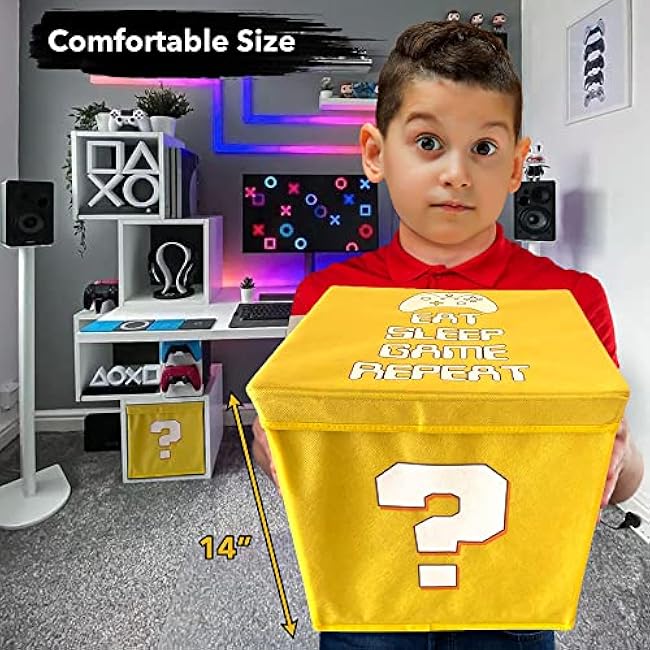 Super Gaming 14¡± Storage Glowing Box Perfect for Gaming, Parties, Birthdays - Large