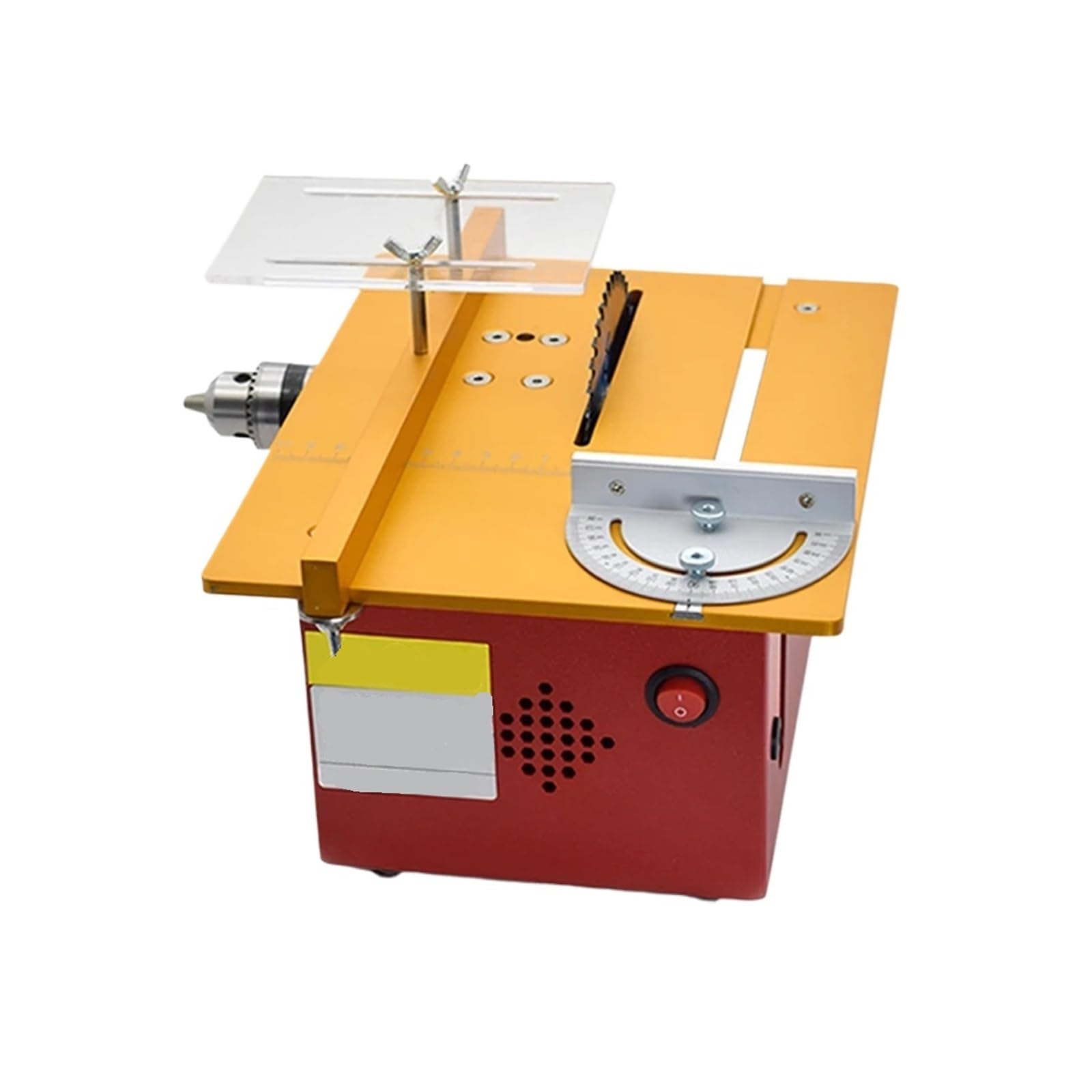 Miniature Table Saw, T60/T50 Multifunctional Mini Table Saw DIY Woodworking Chainsaw Household Electric Sliding Cutting Machine,for Cutting Metal Wood(T60)