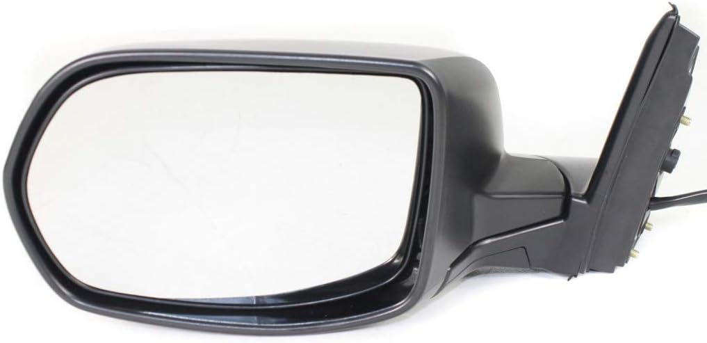 For Honda CR-V 2007 08 09 10 2011 Door Mirror Driver & Passenger Side Pair | Non-Towing | Power Glass | Manual Folding | Heated | Textured Black | 76250SWAA22ZC, 76200SWAA21ZC | HO1320239, HO1321239