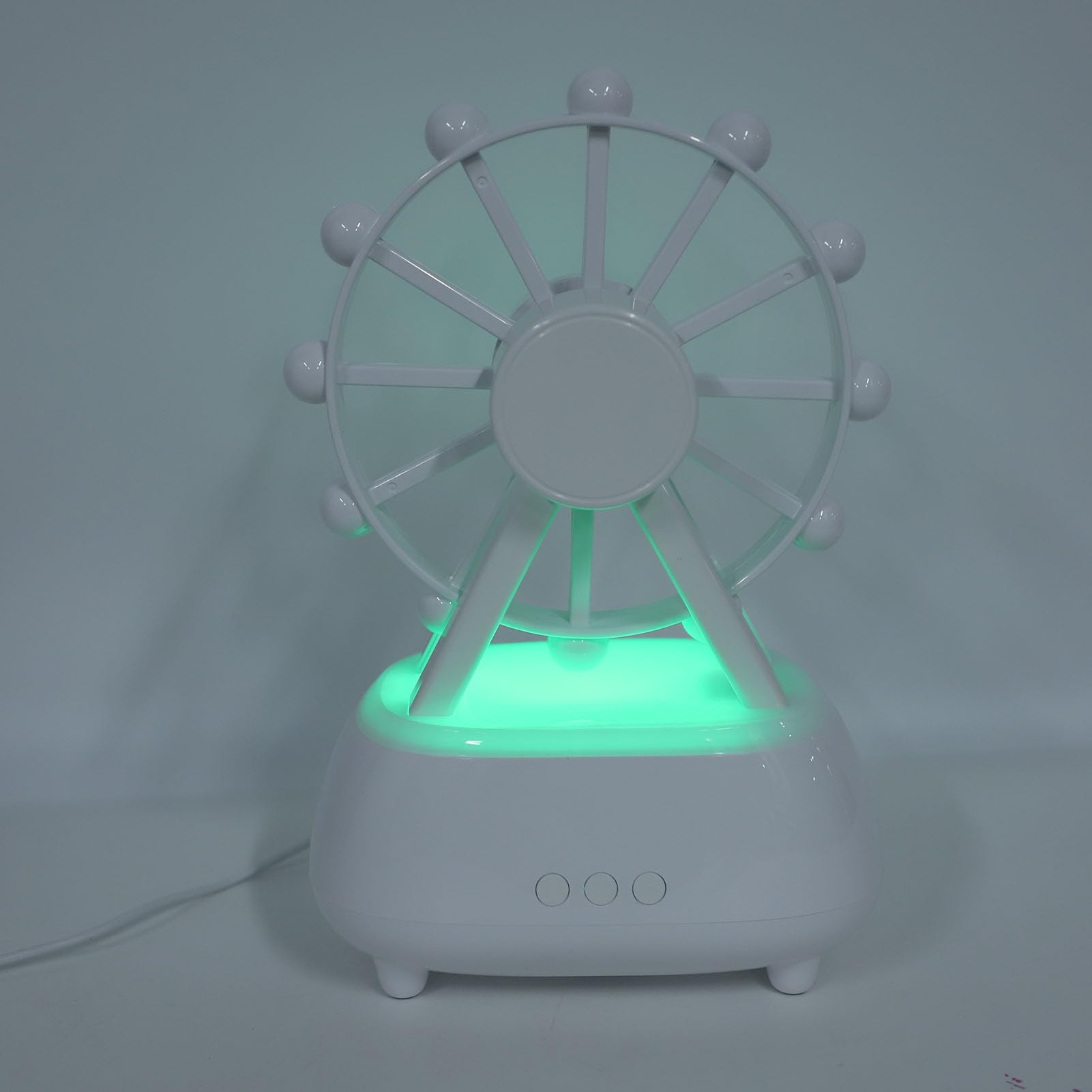 Umidificatore a Nebbia Fredda e Diffusore di Oli Essenziali con Altoparlante Bluetooth per la Camera da Letto di Casa Materiale ABS da 300 Ml di Grande capacità
