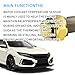 SamWinGear 1Pcs Radiator Coolant Fan Switch Coolant Tank Thermostat Parts, Car Engine Coolant Temperature Sensor Replacement Parts for Honda Accord CR-V Civic 37760-P00-003