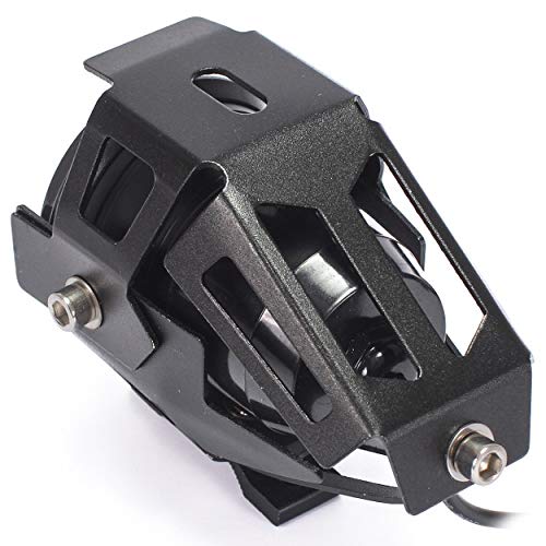 Par Farol De Milha Angel Eyes Moto 30w Neblina U11 Botão