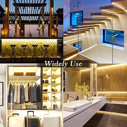 Guotong Led Rope Lights Outdoor Waterproof, 131.2Ft Rope Lighting Warm White Light Strip, 110V Led Strip Lights Indoor, Connectable String Tape Light For Bedroom, Backyards, Patio, Decorative Lighting #TOP4