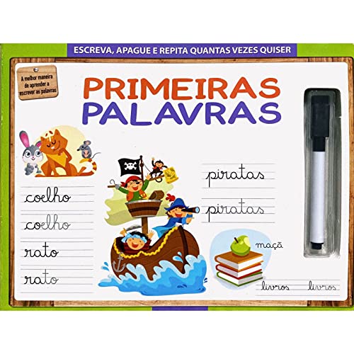 Escreva, apague e repita – primeiras palavras: