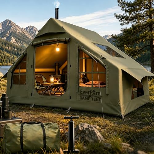 Inflatable Tent with TPU Support
