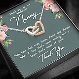 Personalized Necklace Gift - Forever Love Necklace, Nanny Gifts, Babysitter Gifts, Nanny Thank You Necklace, Nanny Birthday, Gift Ideas for Babysitter, Care Taker Thank You Gift, Appreciation