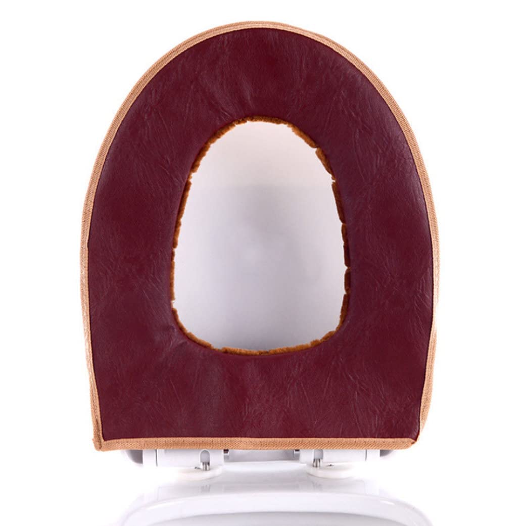 Funda de asiento de inodoro lavable con cremallera para un baño más cómodo y cálido