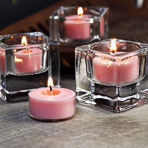 Deybby DES1X05 Natural Scented Soy Wax Tealight Candles Bulk, Romantic Rose Aromatherapy Luxury Tea Candle Set Of 12-4 Hour Burn Time thumb #6