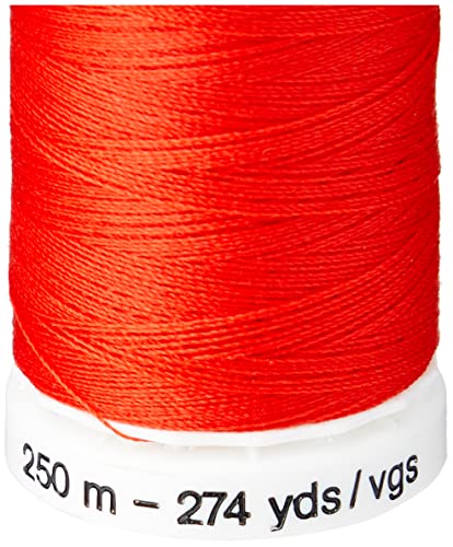 Gutermann Sew All Polyester Thread, 250 Mtr, Bright Red (0364), 5.5 x 2.7 x 2.7 cm - Image 3
