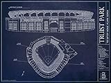 Truist Park Blueprint Style...