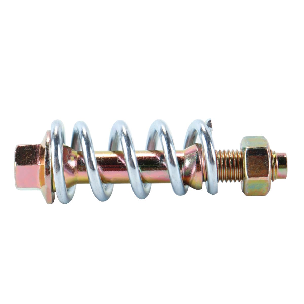 2 Pernos Y Resortes De Escape, Sistema De Escape De Acero Al Carbono, Brida, Colector De Tubos, Tornillos Con Tuercas, Kit De Reparación Universal Para Coches, Camiones Y SUV.