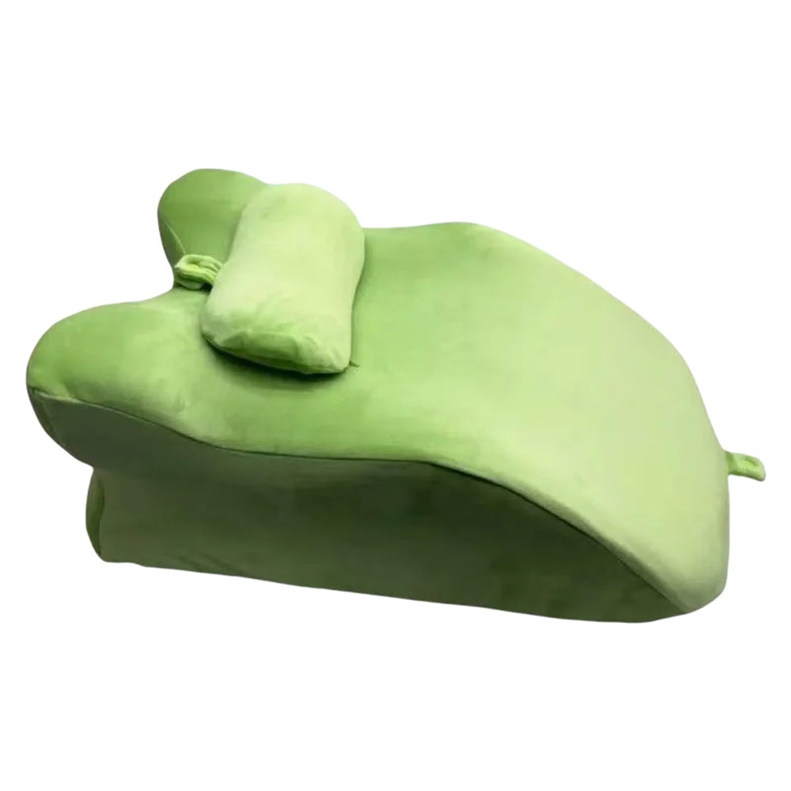 Cuscino multifunzionale per coppia di sedere sul letto, divertente cuscino per dormire per coppie incinte (verde)