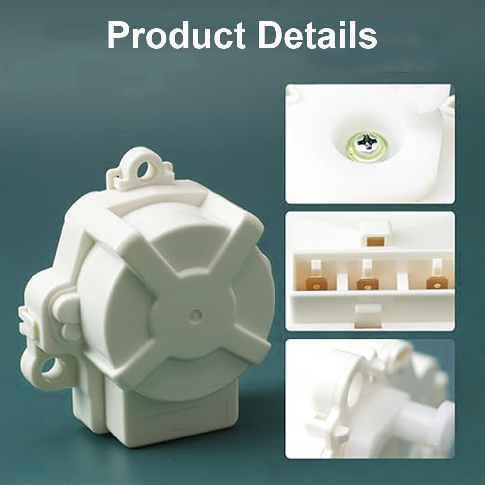Lot de 2 moteurs d'embrayage de machine à laver, remplacement de machine de rechange compatible avec WT5270CW, WT1501CW, WT1701CV, WT1901CW, 796.31463410, 796.31463411, 796.31512210, 796.31512211