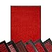 Produktbild Schmutzfangmatte ROT - XXL Teppich für Flur Eingang Eingangsbereich innen & außen - Türmatte Sauberlaufmatte Fußabtreter Fussmatte - rutschfest & pflegeleicht (40 x 60 cm, Brasil)